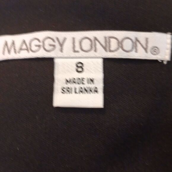 Maggy London Dramatic Knit Dress - Picture 7 of 9